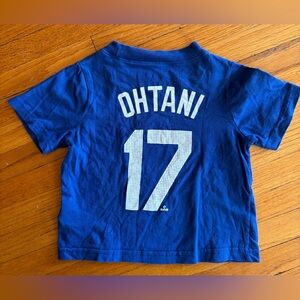 Nike Dodgers Toddler Boys 18 months Shohei Ohtani tshirt